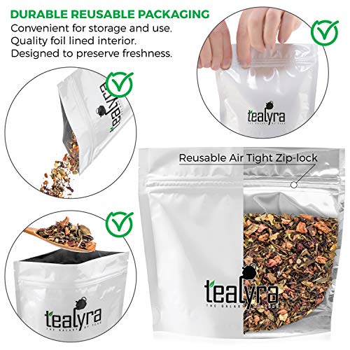 Tealyra - Spiced White Pear - White Loose Leaf Tea - Hibiscus -