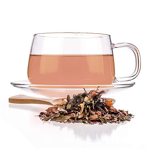 Tealyra - Spiced White Pear - White Loose Leaf Tea - Hibiscus -