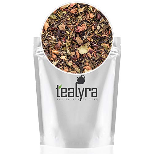 Tealyra - Spiced White Pear - White Loose Leaf Tea - Hibiscus -