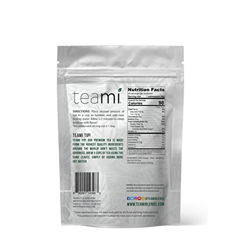 Teami Strawberry Mango Mint Tropical Tea W/ 100% Real Fruit - Co