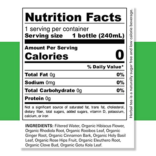 Teaonic I Love My Adrenals - Herbal Tea Tonic - Ginger Tea - Imm