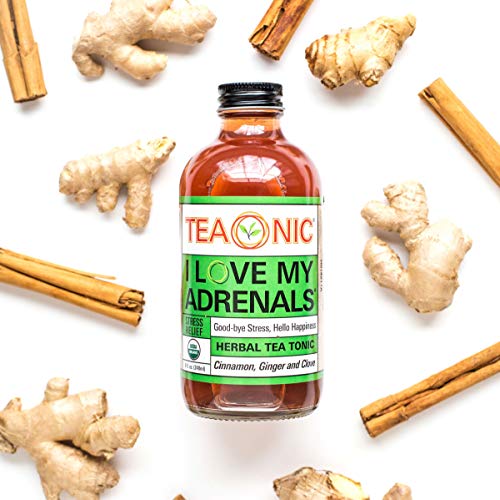 Teaonic I Love My Adrenals - Herbal Tea Tonic - Ginger Tea - Imm