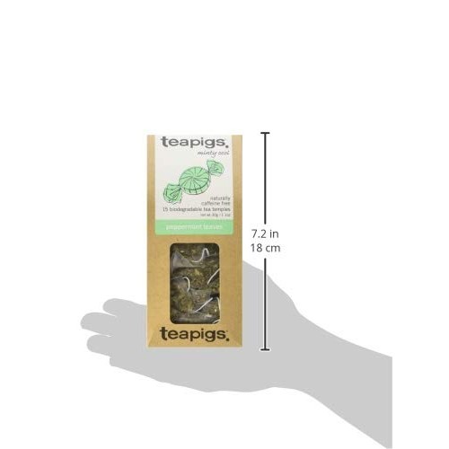 Teapigs Peppermint Leaves Tea, 15 Count, 1.06 Ounce