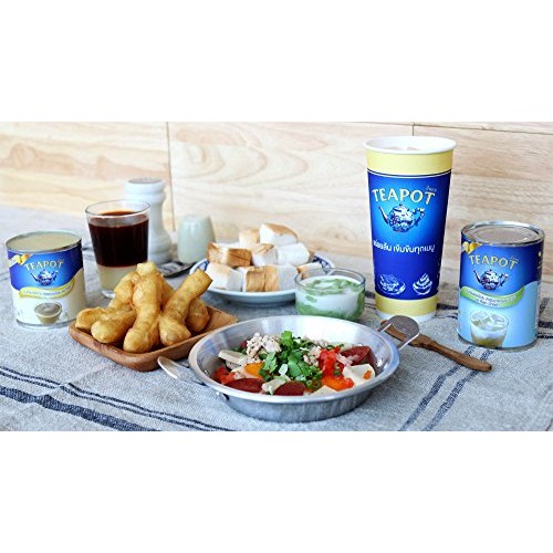 Tea Pot Sweetened Condensed Milk Beverage Creamer Squeezable Tub