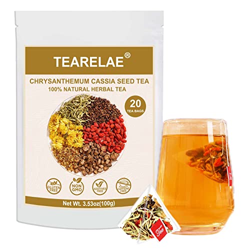 TEARELAE - Chrysanthemum Cassia Seed Tea - 5g x 20 Counts - Burd...