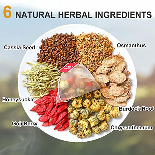 TEARELAE - Chrysanthemum Cassia Seed Tea - Nourishing Liver Tea ...