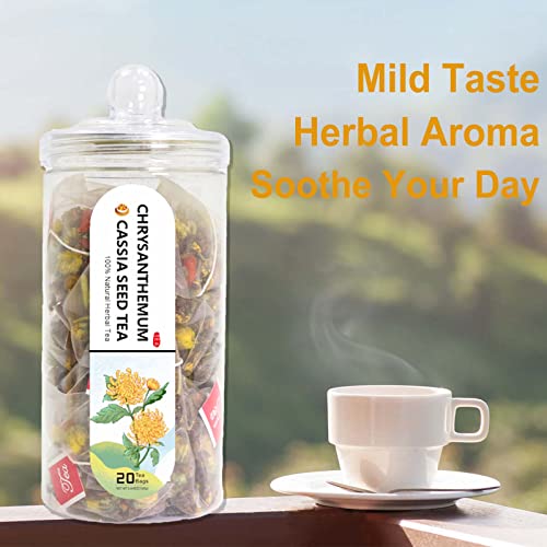 TEARELAE - Chrysanthemum Cassia Seed Tea - Nourishing Liver Tea ...