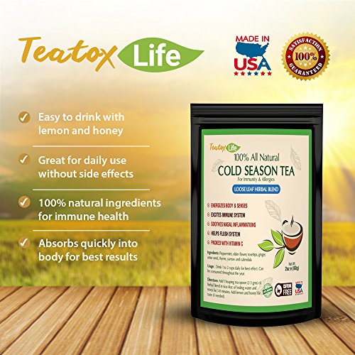 Elderberry Tea With Calendula, Yarrow, Rosehip, Thyme, Peppermin