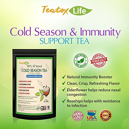 Elderberry Tea With Calendula, Yarrow, Rosehip, Thyme, Peppermin