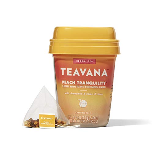 Teavana Peach Tranquility, Herbal Tea With Chamomile And Notes O
