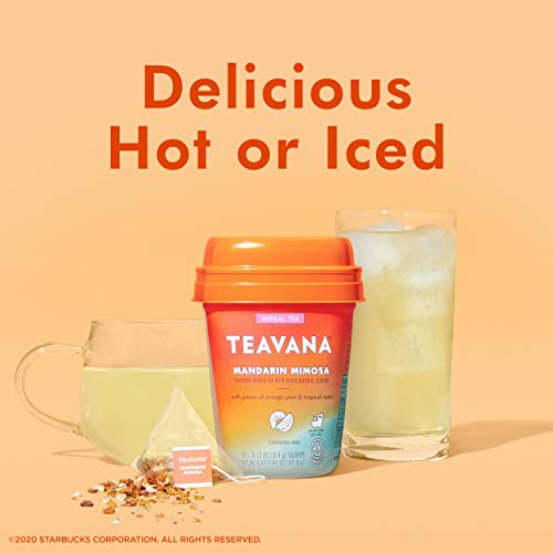 Teavana Mandarin Mimosa, Herbal Tea With Orange Peel & Tropical ...