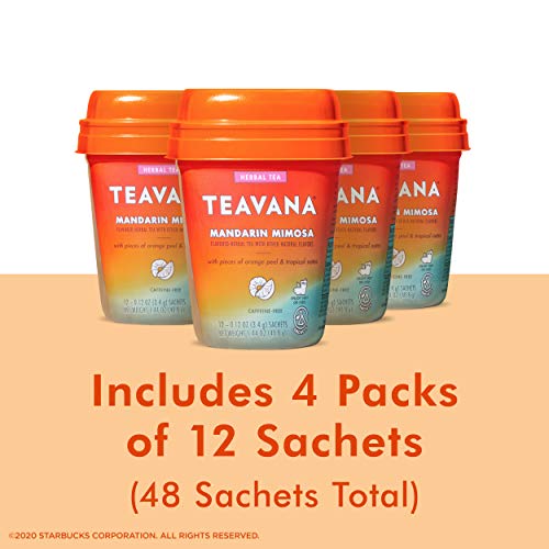 Teavana Mandarin Mimosa, Herbal Tea With Orange Peel & Tropical ...