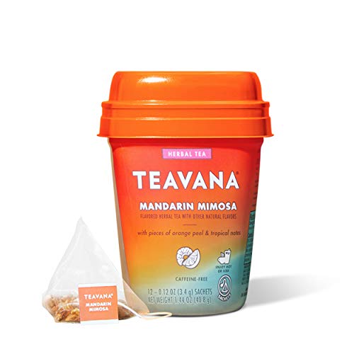 Teavana Mandarin Mimosa, Herbal Tea With Orange Peel & Tropical ...
