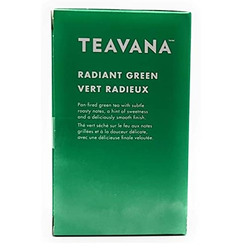 Teavana Radiant Green Tea, 0.07 Oz, Box of 24 Tea Bags