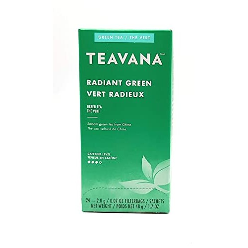 Teavana Radiant Green Tea, 0.07 Oz, Box of 24 Tea Bags