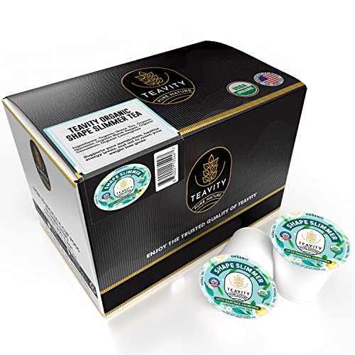 TEAVITY Organic Shape Slimmer Tea Pods with Garcinia Cambogia | ...