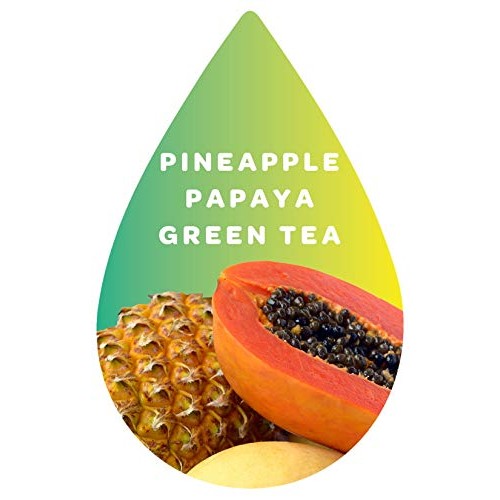 Teazzers Premium Green Pineapple Papaya Tea Bags, Large 1-Gallon