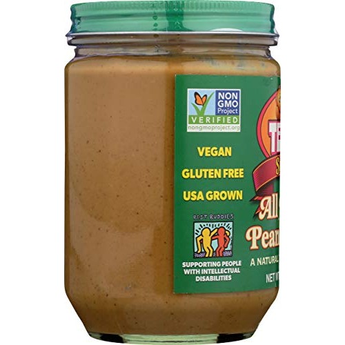 Teddie Smooth Old Fashioned All Natural Peanut Butter-16 Ounce Jar