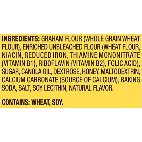 Teddy Grahams Honey Graham Snacks, Snack-Sak, 8 Ounce Pack Of 12