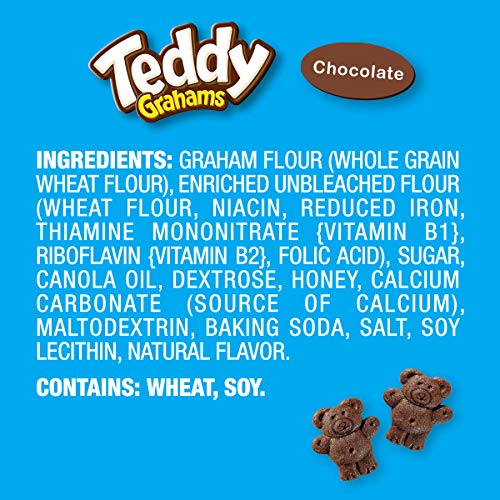 Teddy Grahams Chocolate Graham Snacks, 6 - 10 Oz Boxes