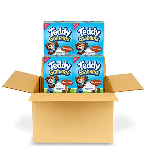 Teddy Grahams Chocolate Graham Snacks, 6 - 10 Oz Boxes