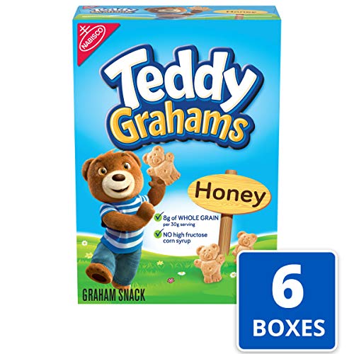 Teddy Grahams Honey Graham Snacks, 6 - 10 Oz Boxes