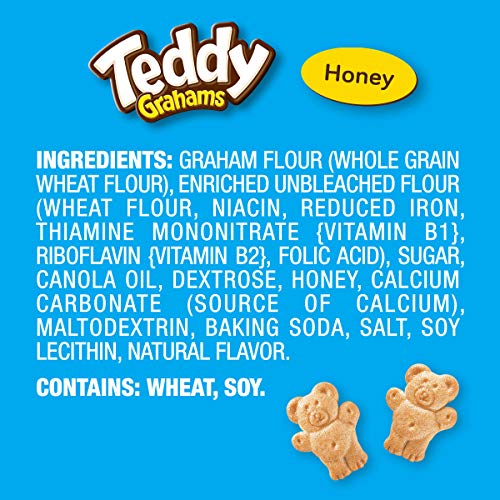 Teddy Grahams Honey Graham Snacks, 6 - 10 Oz Boxes