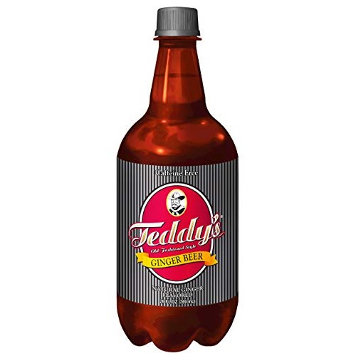 Teddys Soda Hand Crafted Soda, Ginger Beer, 26 Fluid Ounce Pac