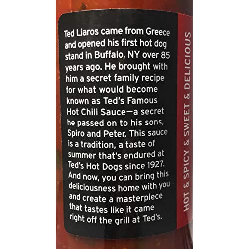 Teds Hot Dogs Hot Sauce 2 pack, 12 oz each