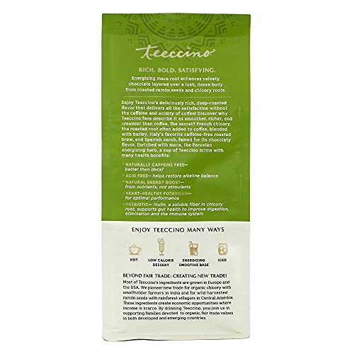 Teeccino Herbal Coffee Variety Pack - Vanilla Nut, French Roast,
