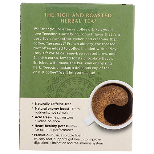 Teeccino Coffee Variety Pack Vanilla Nut, Hazelnut, Maca Chocol