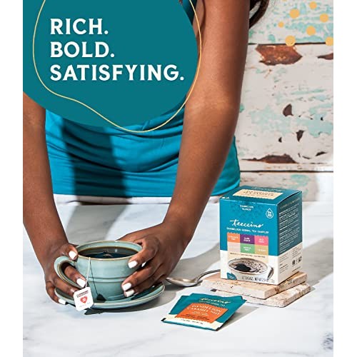 Teeccino Dandelion Tea Sampler – Caramel, Coconut, Dark Roast, M