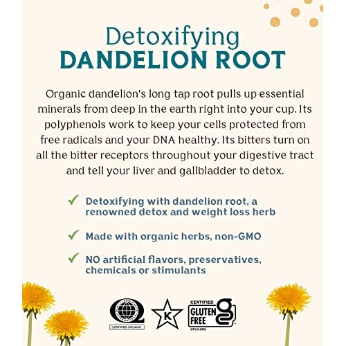 Teeccino Dandelion Tea Sampler – Caramel, Coconut, Dark Roast, M