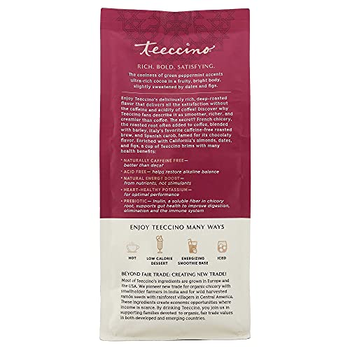 Teeccino Chicory Coffee Alternative – Chocolate Mint – Ground He