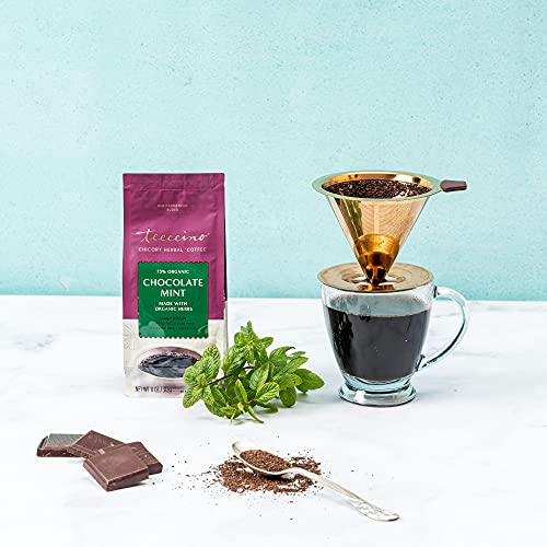 Teeccino Chicory Coffee Alternative – Chocolate Mint – Ground He
