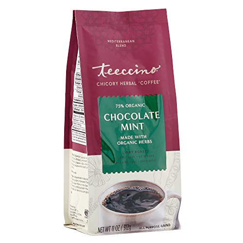 Teeccino Chicory Coffee Alternative – Chocolate Mint – Ground He
