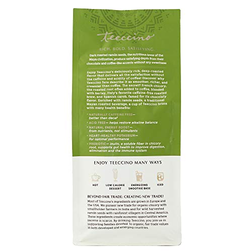 Teeccino Chicory Coffee Alternative – Chocolaté – Ground Herbal
