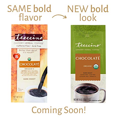 Teeccino Chicory Coffee Alternative – Chocolaté – Ground Herbal