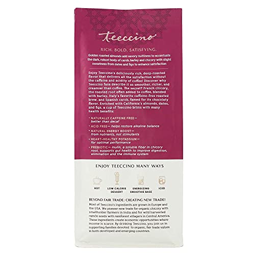 Teeccino Chicory Coffee Alternative – Gingerbread – Holiday Dess