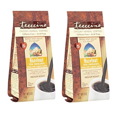 Teeccino Chicory Coffee Alternative – Hazelnut - Herbal Coffee |