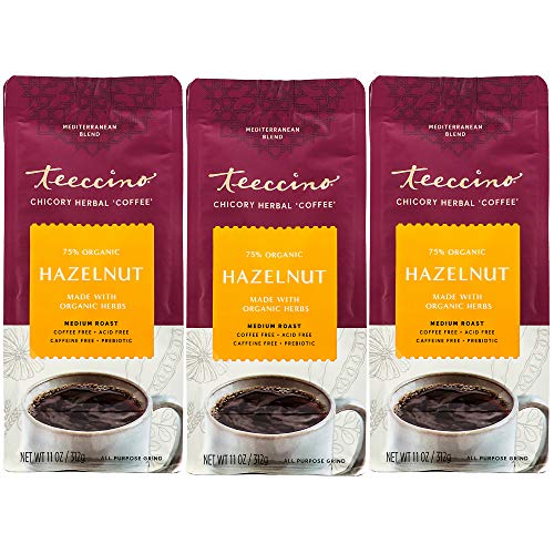 Teeccino Chicory Coffee Alternative – Hazelnut - Herbal Coffee |