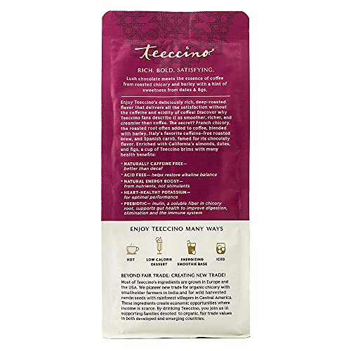 Teeccino Chicory Coffee Alternative - Mocha - Ground Herbal Coff