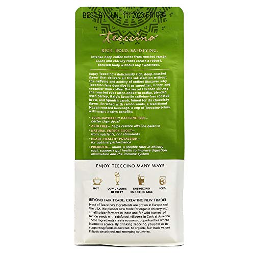 Teeccino Chicory Coffee Alternative – Organic French Roast – Her