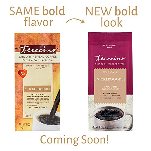 Teeccino Chicory Coffee Alternative – Snickerdoodle – Favorite D