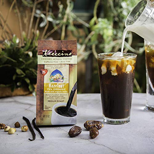 Teeccino Chicory Coffee Alternative – Hazelnut - Herbal Coffee |