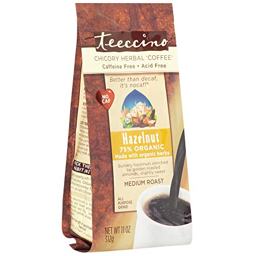 Teeccino Chicory Coffee Alternative – Hazelnut - Herbal Coffee |