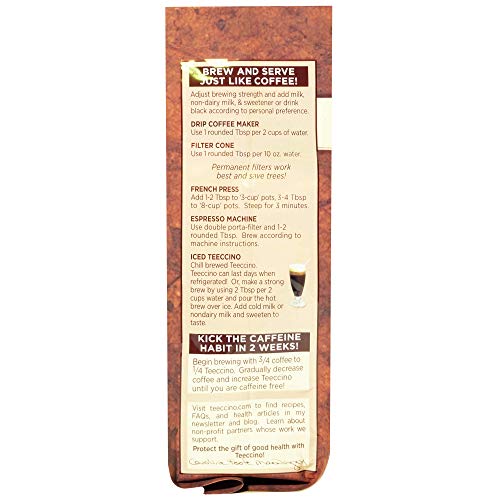Teeccino Chicory Coffee Alternative – Vanilla Nut – Herbal Coffe