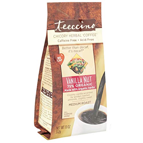 Teeccino Chicory Coffee Alternative – Vanilla Nut – Herbal Coffe