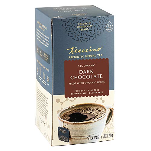 Teeccino Chocolate Lover’s Tea Variety Pack – Dark chocolate, Ch...