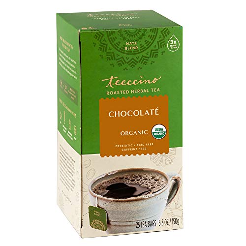Teeccino Chocolate Lover’s Tea Variety Pack – Dark chocolate, Ch...